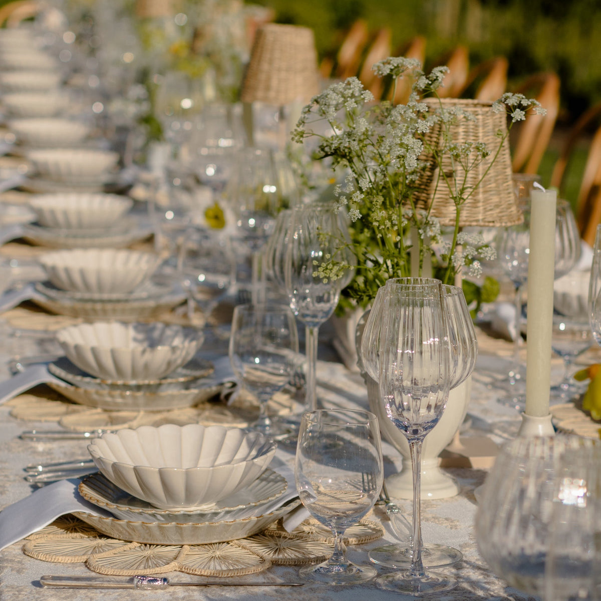 Grace Scalloped Dinner Plate