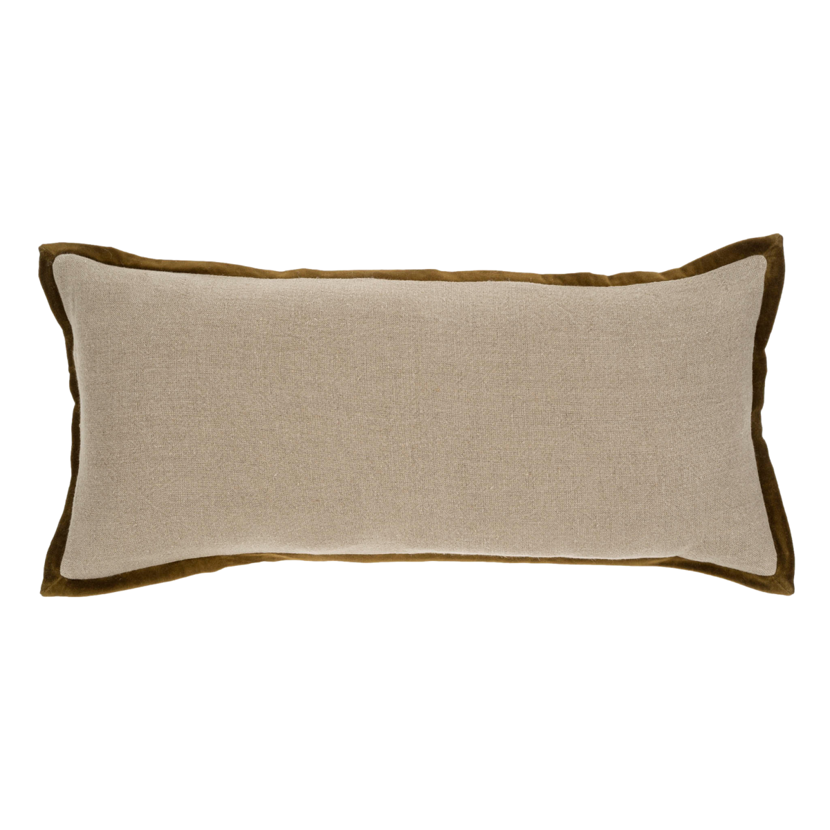 Alexander Velvet Trim Pillow - 31" x 14"