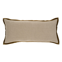 Alexander Velvet Trim Pillow - 31" x 14"