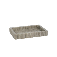 Greyson Scalloped Marble Trays