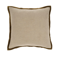 Alexander Velvet Trim Pillow - 24" x 24"