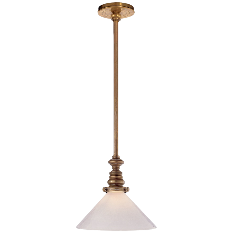 Boston Pendant - Glass Slant Shade