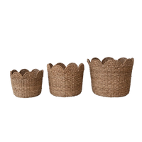 Brielle Braided Rattan Baskets