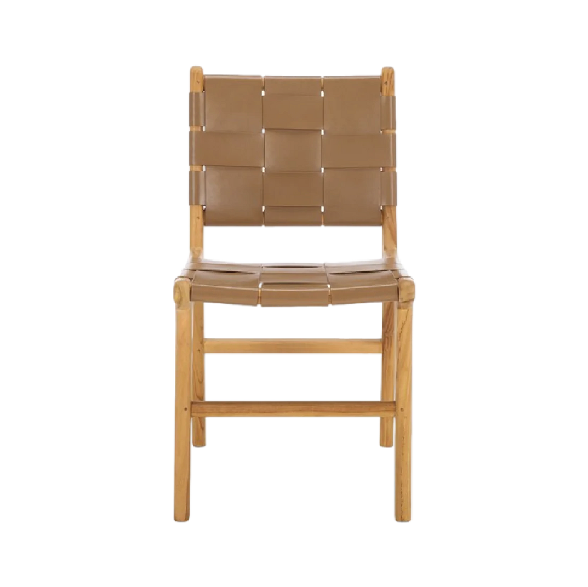 Rollie Chair in Tan - Set of 2