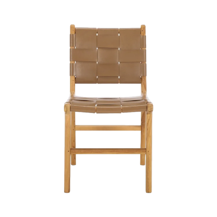 Rollie Chair in Tan - Set of 2