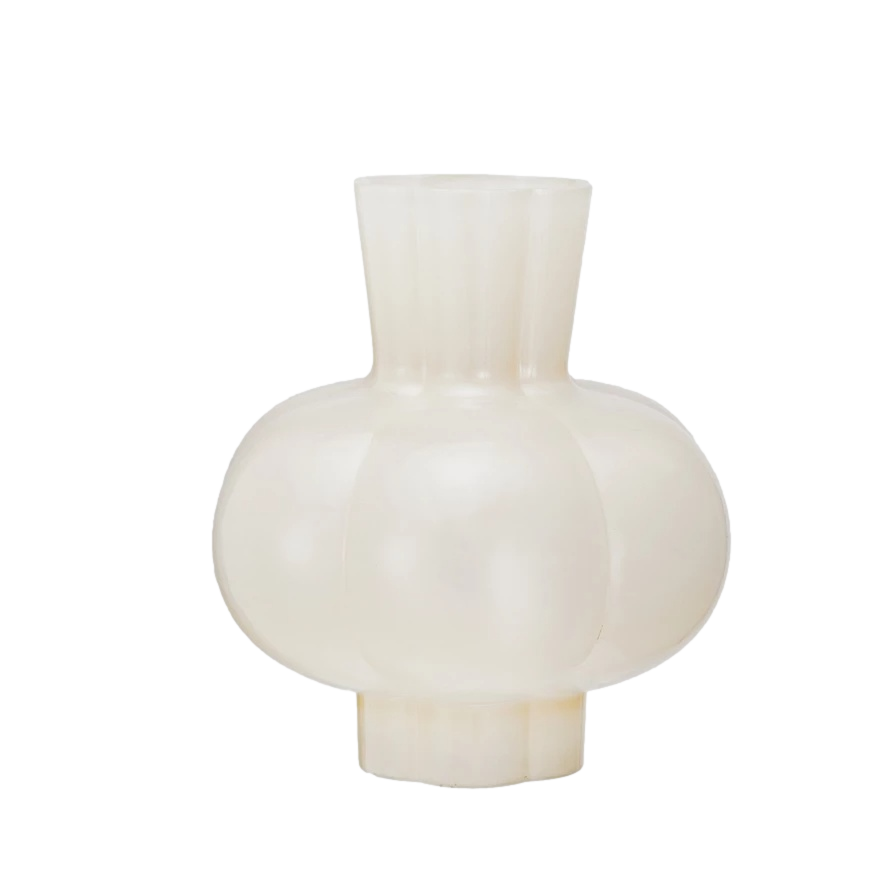 Colette Pleated Glass Vase