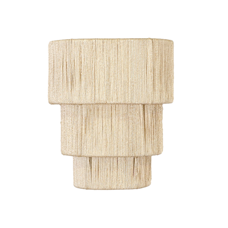 Everly 3-Tiered Sconce - Natural