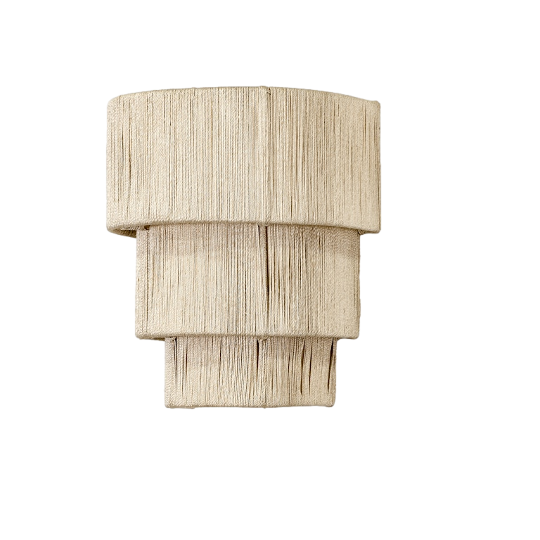 Everly 3-Tiered Sconce - Natural