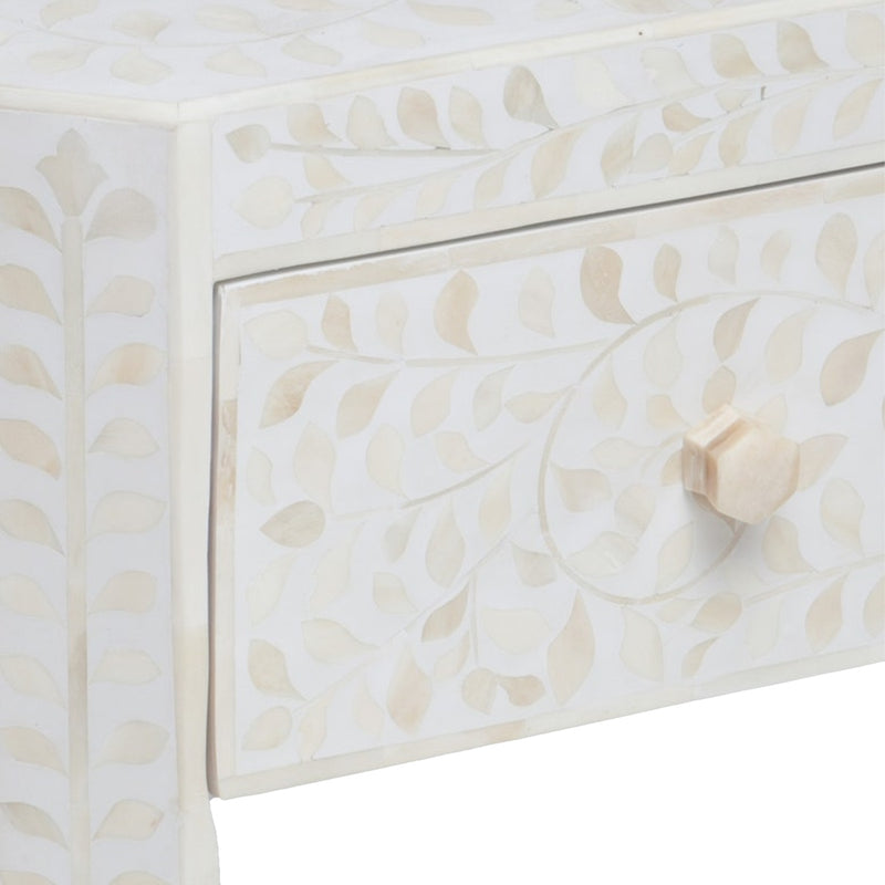 Lexi Double Nightstand in White