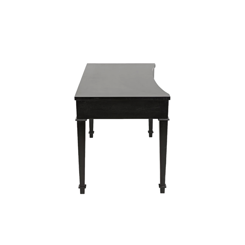 Curba Desk - Hand-Rubbed Black