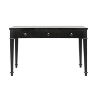 Curba Desk - Hand-Rubbed Black