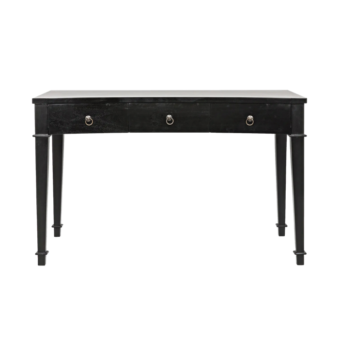 Curba Desk - Hand-Rubbed Black