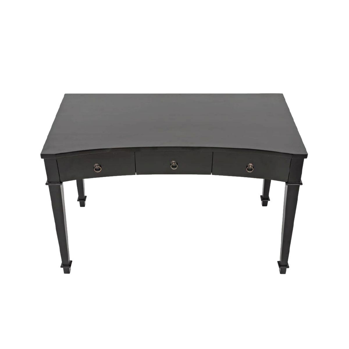 Curba Desk - Hand-Rubbed Black