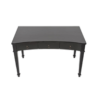 Curba Desk - Hand-Rubbed Black