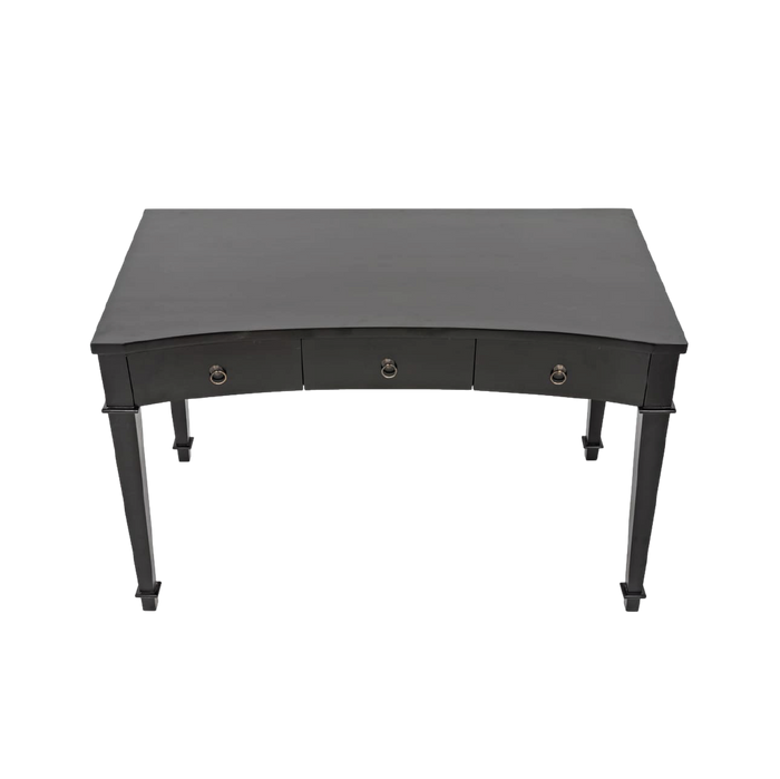 Curba Desk - Hand-Rubbed Black