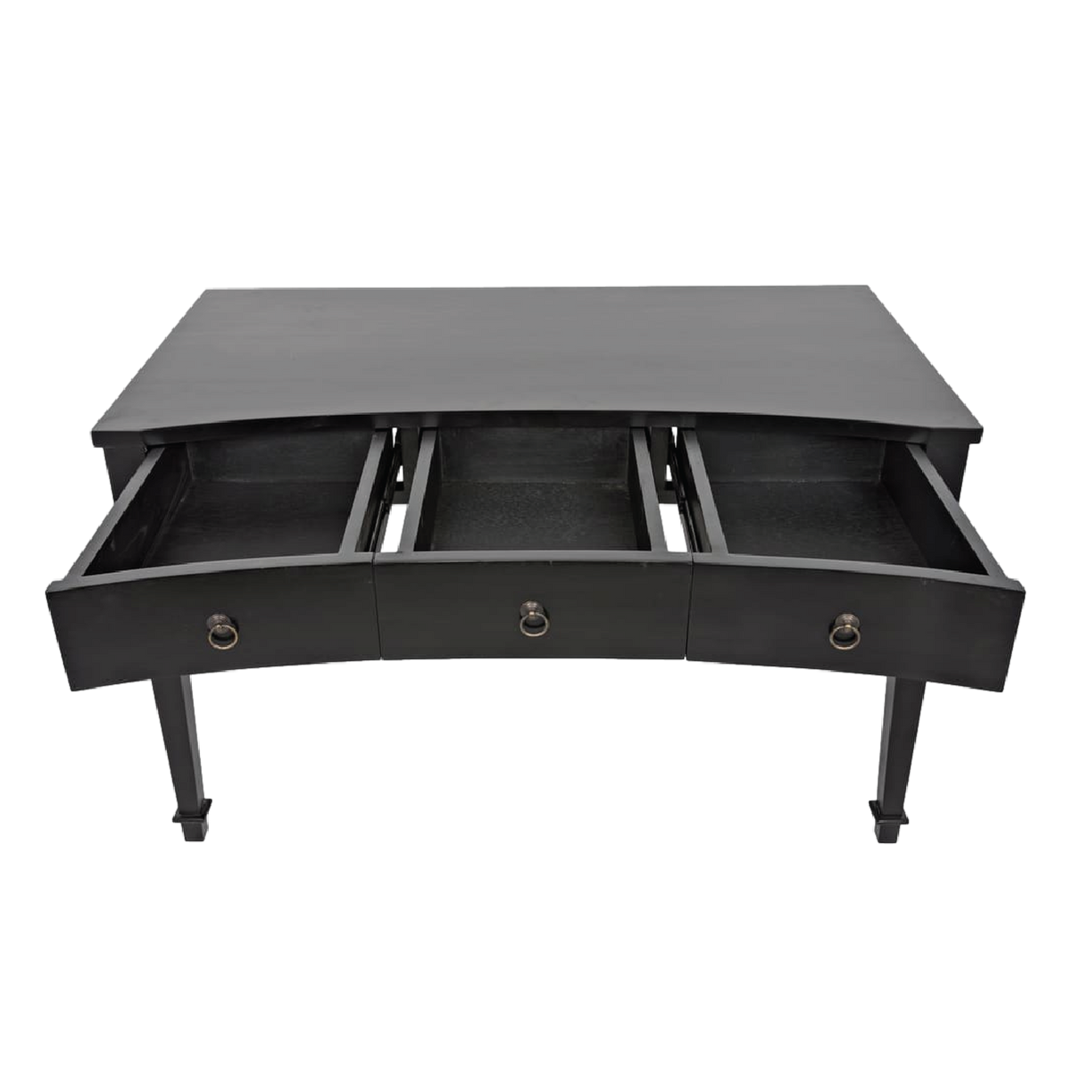 Curba Desk - Hand-Rubbed Black