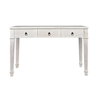 Curba Desk - White Wash