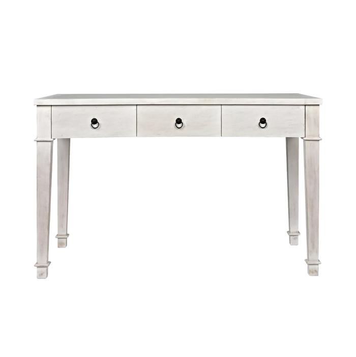 Curba Desk - White Wash