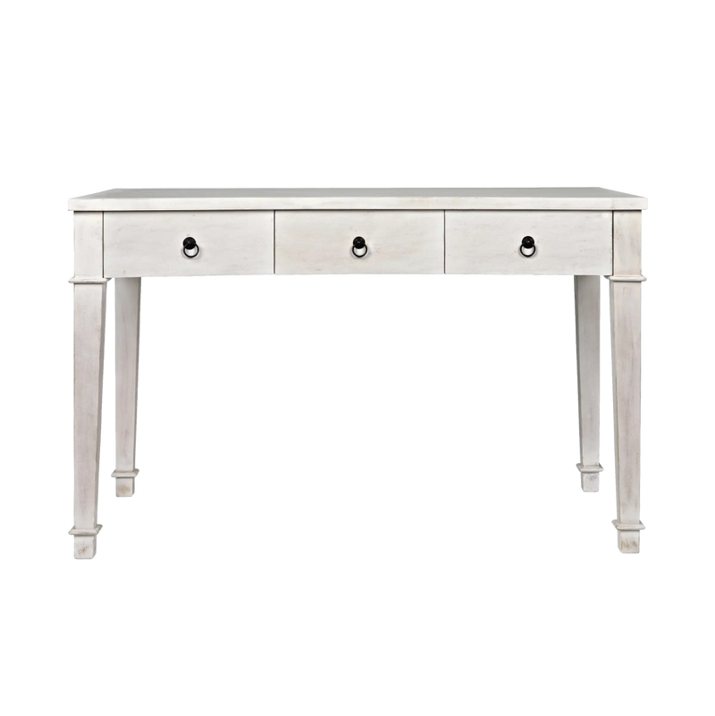 Curba Desk - White Wash