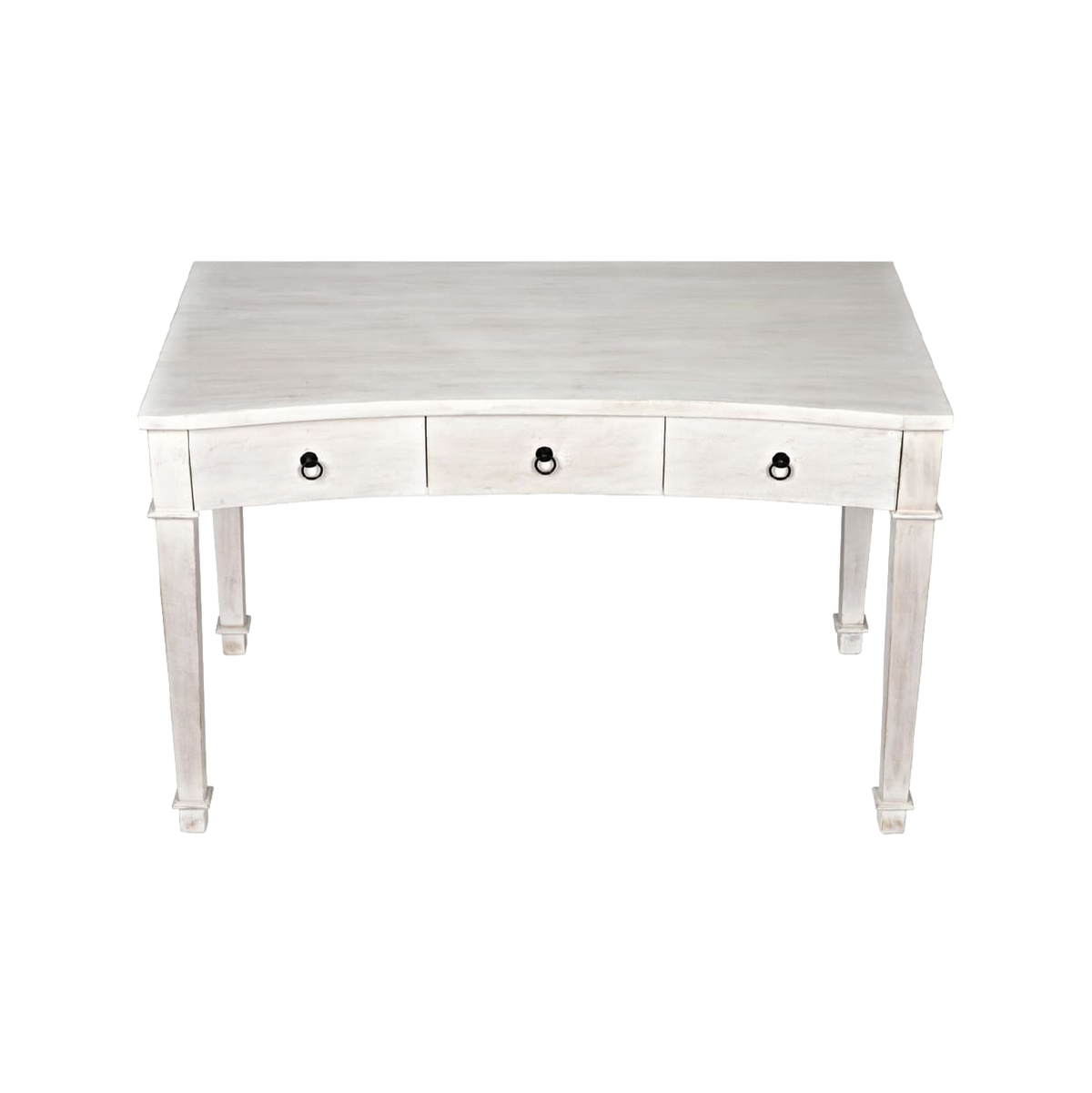 Curba Desk - White Wash