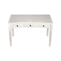 Curba Desk - White Wash