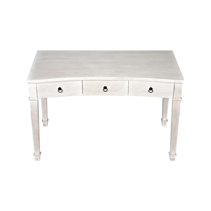 Curba Desk - White Wash