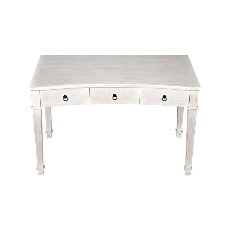 Curba Desk - White Wash