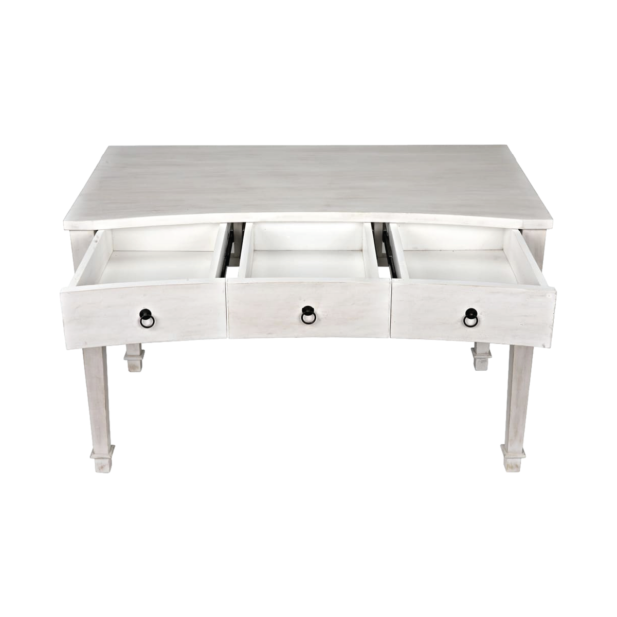 Curba Desk - White Wash