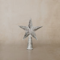 Galvanized Small Star Tree Topper