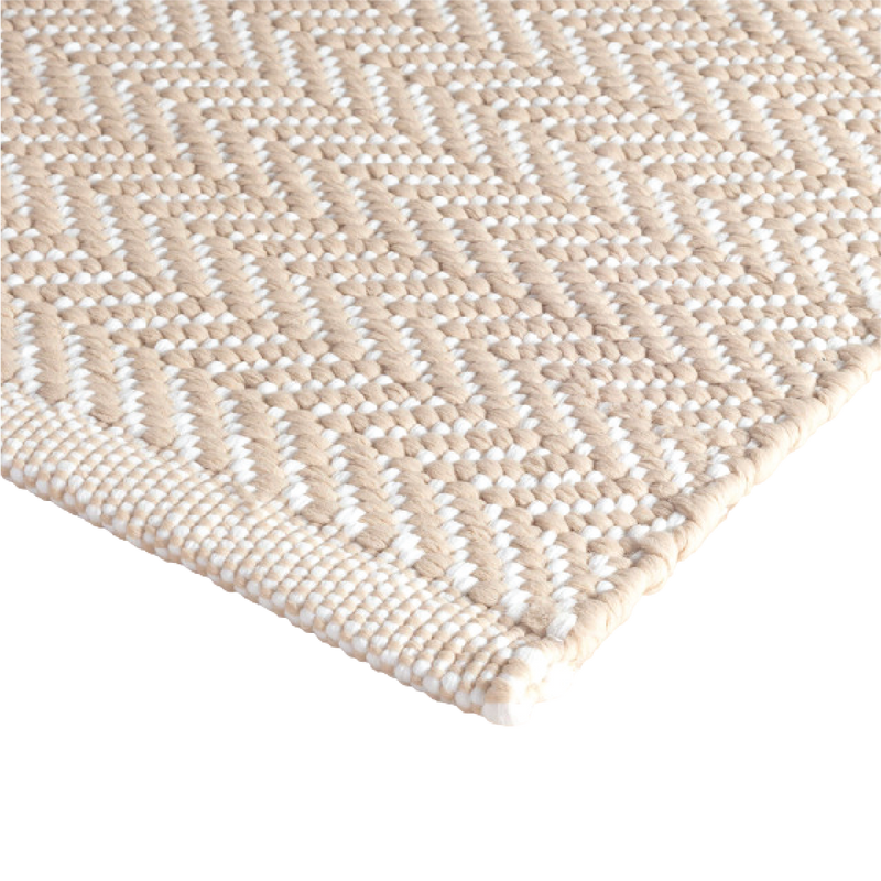 Herringbone Indoor & Outdoor Rug - Linen