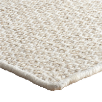 Honeycomb Handwoven Wool Rug - Natural