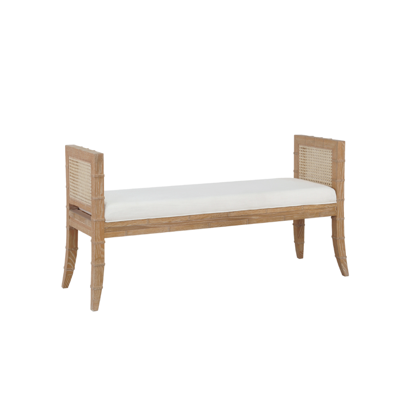 Kimpton Bench - Cerused Oak