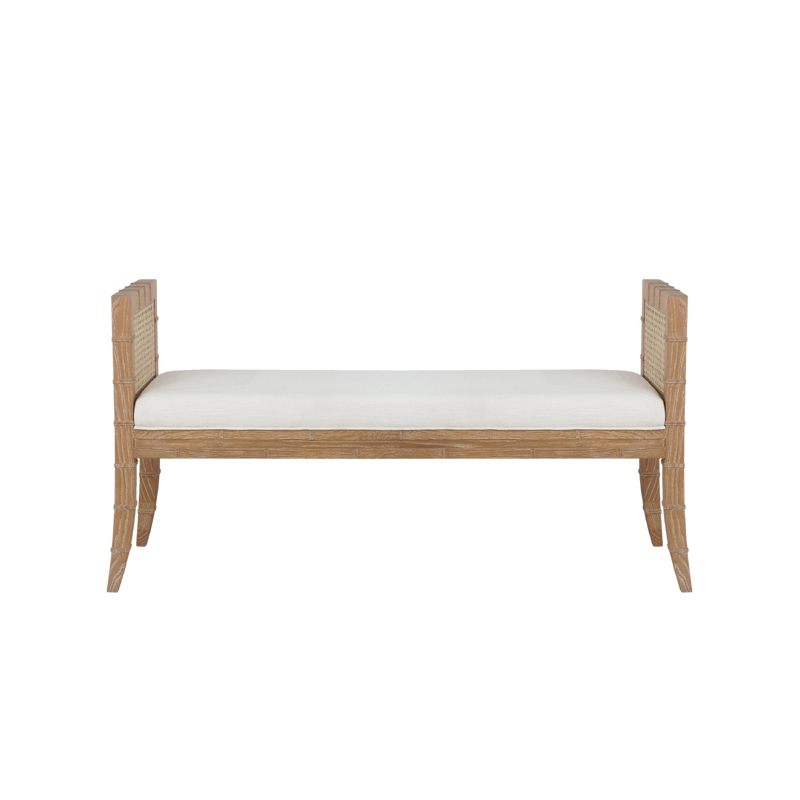 Kimpton Bench - Cerused Oak