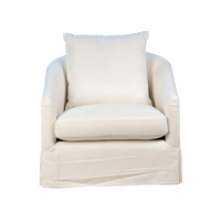 London Swivel Chair - White