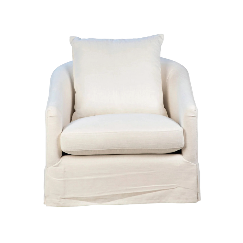 London Swivel Chair - White