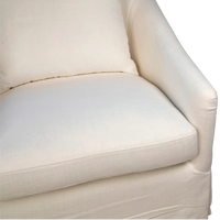 London Swivel Chair - White