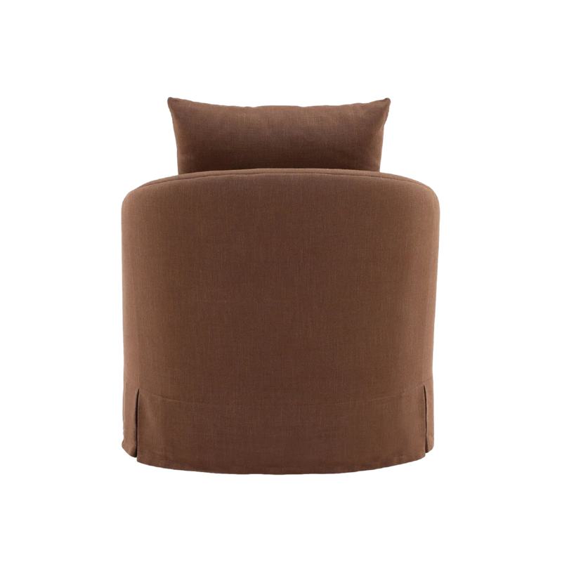 London Swivel Chair - Brown