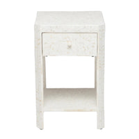 Lexi Single Nightstand in White
