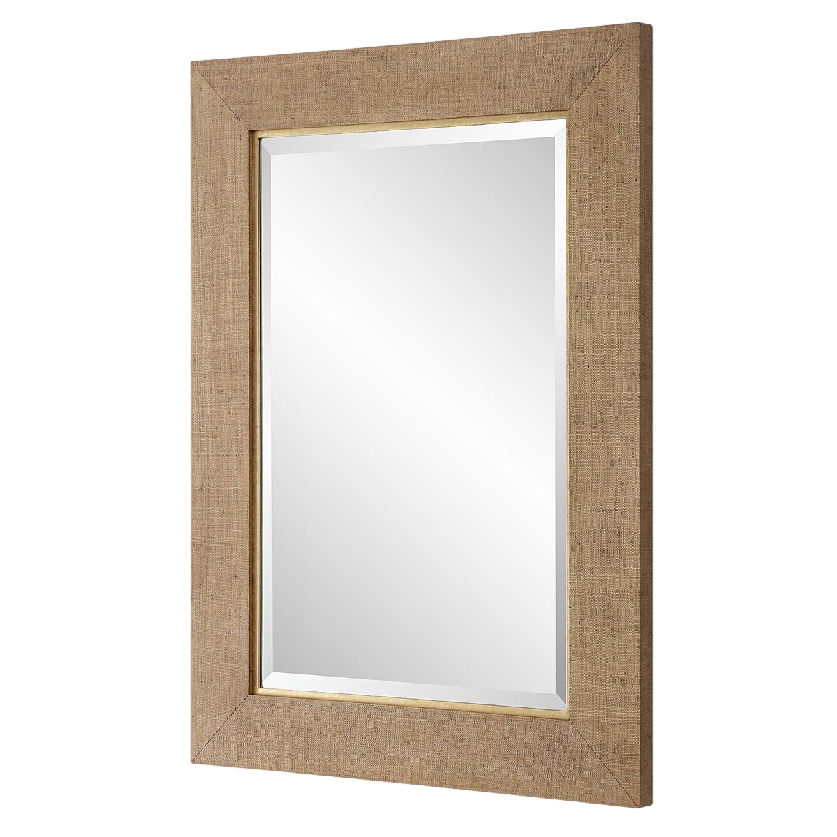 Leon Grasscloth Mirror