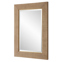 Leon Grasscloth Mirror