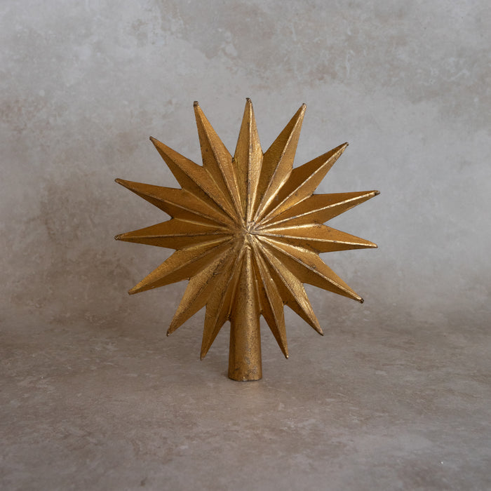 Golden Starburst Tree Topper