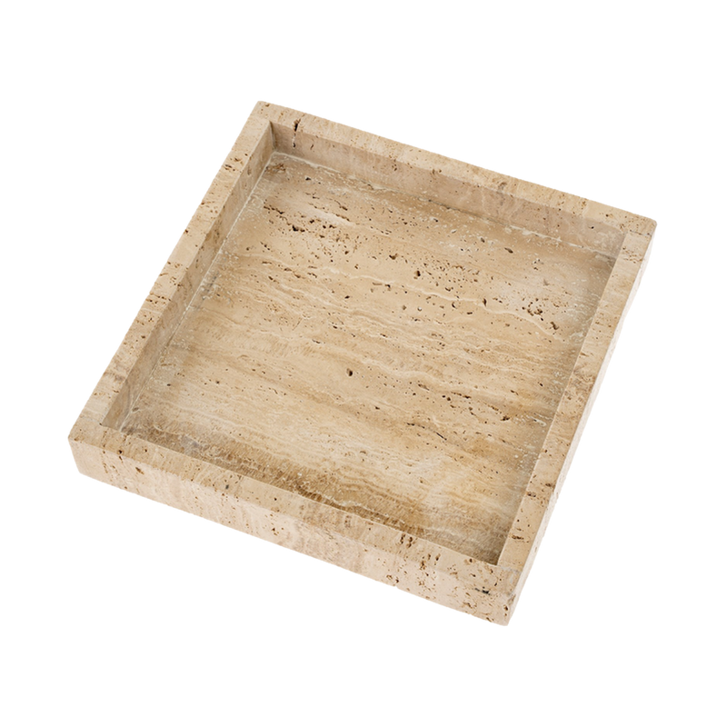 Tangier Travertine Marble Tray