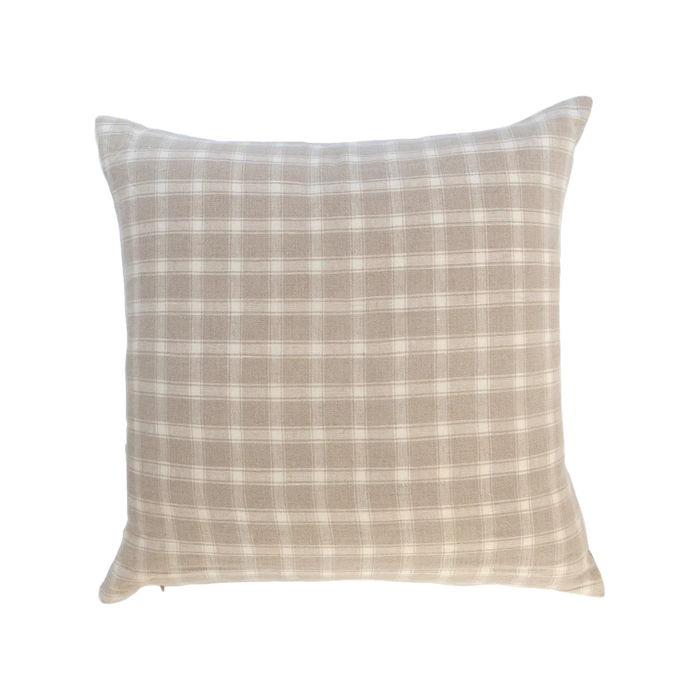 William Check Pillow Cover - 22" x 22"