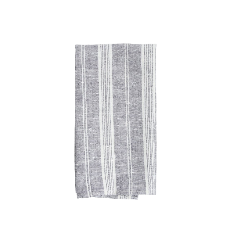 MH Tea Towel - Denim Coastal Stripe