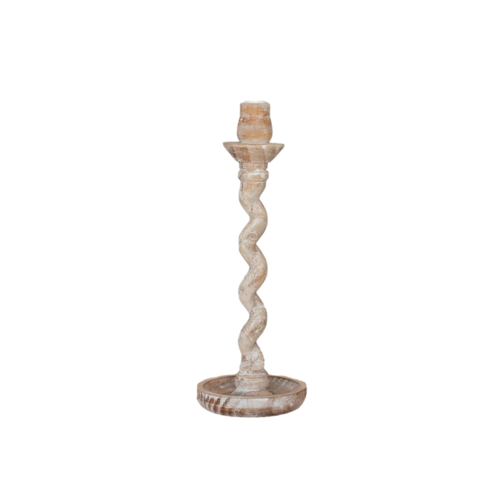 Pinewood Candle Holder