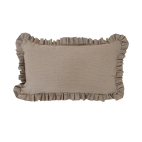 Billie Ruffle Pillow Cover - Cinnamon