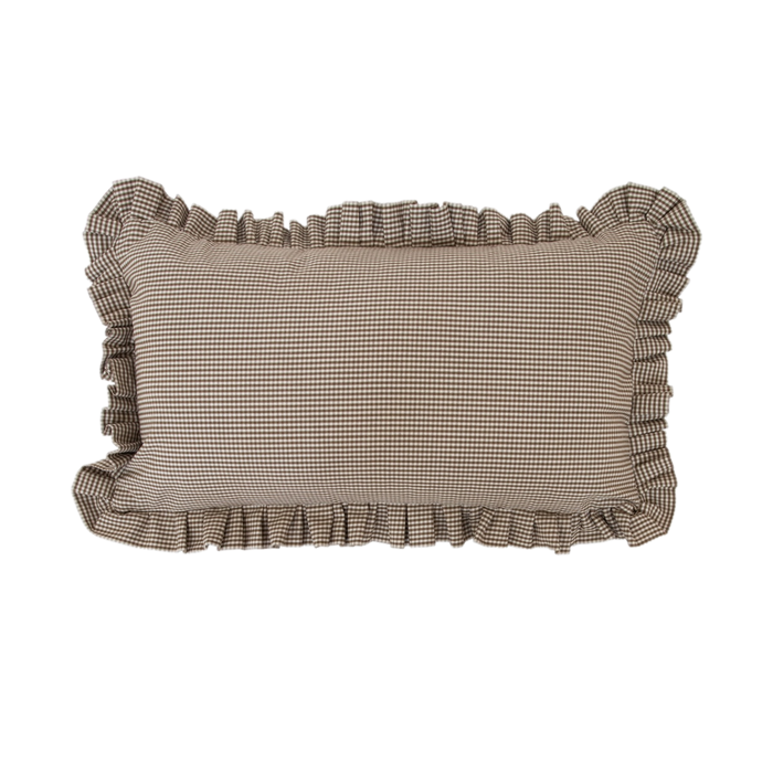 Billie Ruffle Pillow Cover - Cinnamon