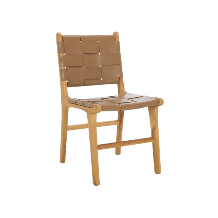 Rollie Chair in Tan - Set of 2