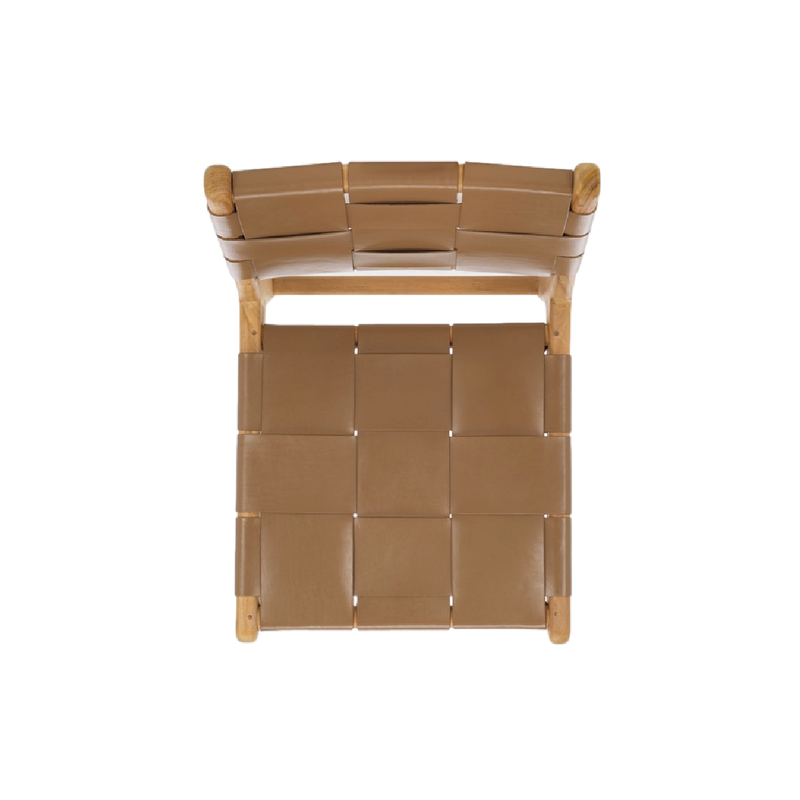 Rollie Chair in Tan - Set of 2