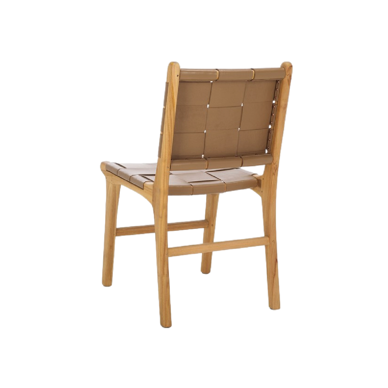 Rollie Chair in Tan - Set of 2